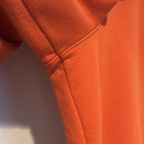 Playboy X Missguided Super Oversized Jumbo Joggers in orange & white - Picture 3 of 16